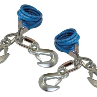 Double Hook Coiled Cable 6klb