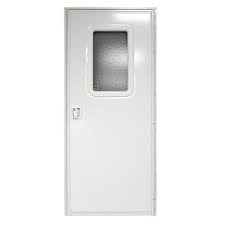 36 X 72 Rh Square Entry Door, Polar White