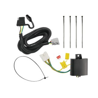 Tow Harness Wiring Package (4-Flat) W/circuit Protected Moduliteu00ae Module