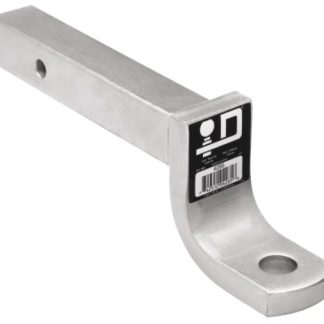 Ball Mount, 12,000 Lbs. Gtw, 1-1/4 Ball Hole, 12 Length, 3 Rise, 4 Drop, Zinc