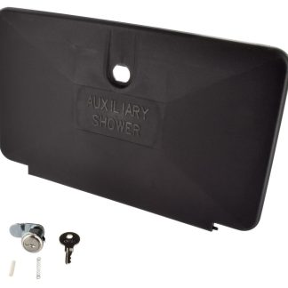 Door For Exterior Shower, Black, Boxed