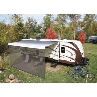 Shade, Front Panel Awning - Black 08x19
