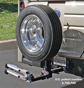 Spare Tire Carrier For Motorhomes