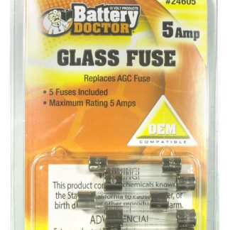 Agc Glass Fuse-5a-5pcs Retail Pkg