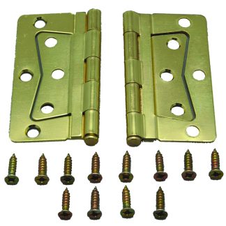 Deluxe Non-Mortise Hinge - Brass (1/ctn)
