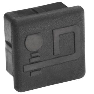 Rubber Economy Receiver Tube Cover W/d Logo For 2 Sq. Receivers