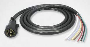 7-Way Molded Trailer End W/ 9' Cable