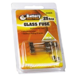 Agc Glass Fuse-25a-5pcs Retail Pkg