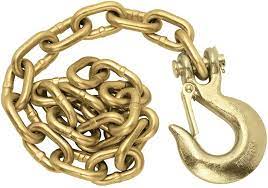 Safety Chain, Grade 70, 1/2 X 42 W/ 1/2 Clevis Hook