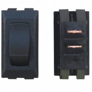 12-Volt Mini-Momentary On/Off Switch - Black, Carded