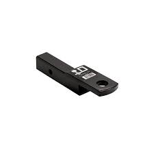 Hollow Shank Ball Mount, 10,000 Lbs. Gtw, 1-1/4 Ball Hole, 8-1/2 Length, 3/4 Rise, 2 Drop, Black