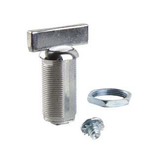 Baggage Door Turn Latch, Chrome, 1-3/8