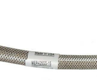 Stainless Steel Braided Pigtails 15 Length
