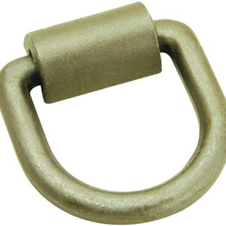 Forged D-Ring W/weld On Mounting Bracket, 5/8" Dia. X 3/8" Thick C1045 Material, 18,000 Lbs.