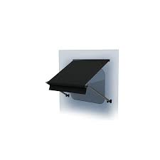 36 Standard Window Awning Roller, Black Solid