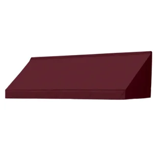 90 Standard Window Awning Roller, Burgundy Fade, White Wg
