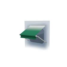 126 Standard Window Awning Roller, Green Fade, White Wg