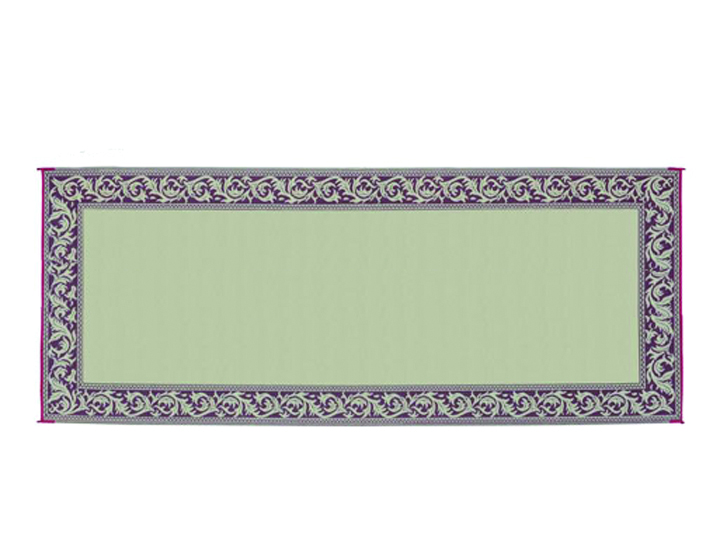 8' x 20' Classical Mat - Burgundy/Beige - Image 2