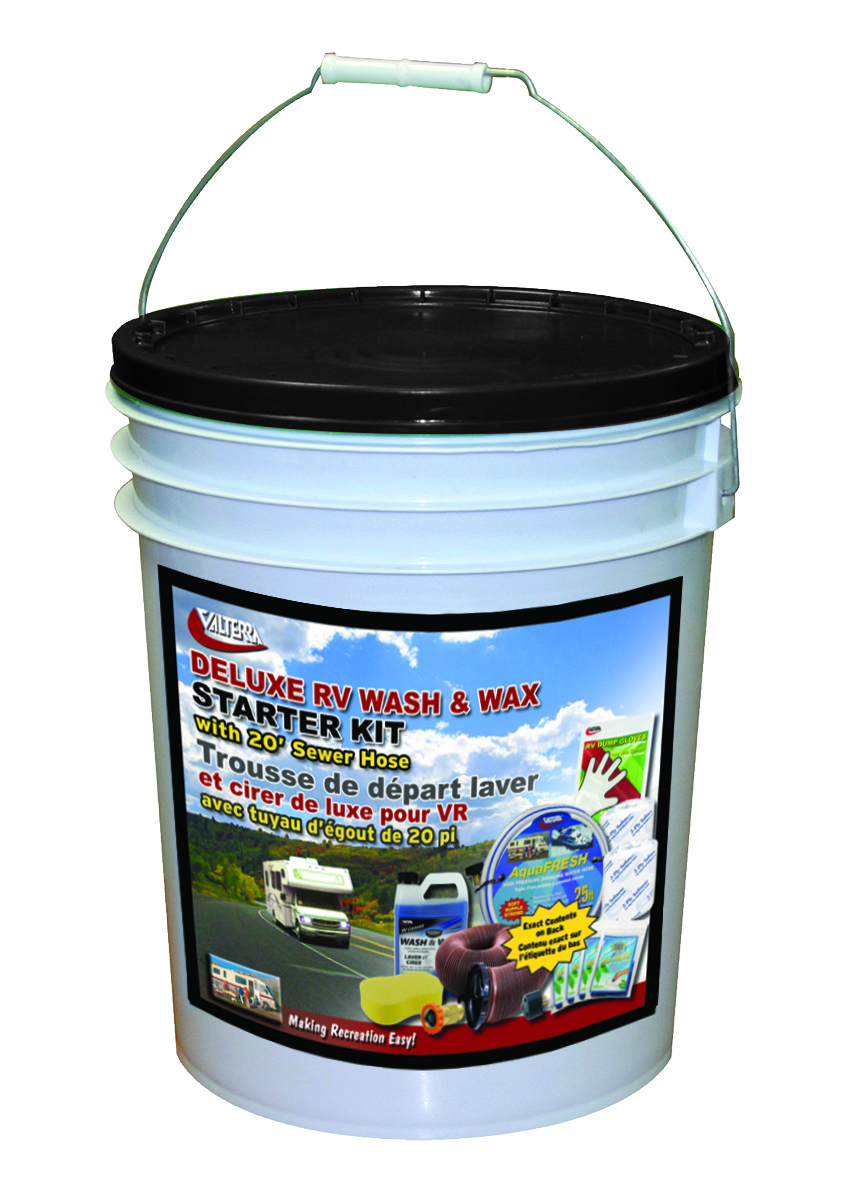 Deluxe Starter Kit In A Bucket With Sponge And Wash & Wax - Image 2