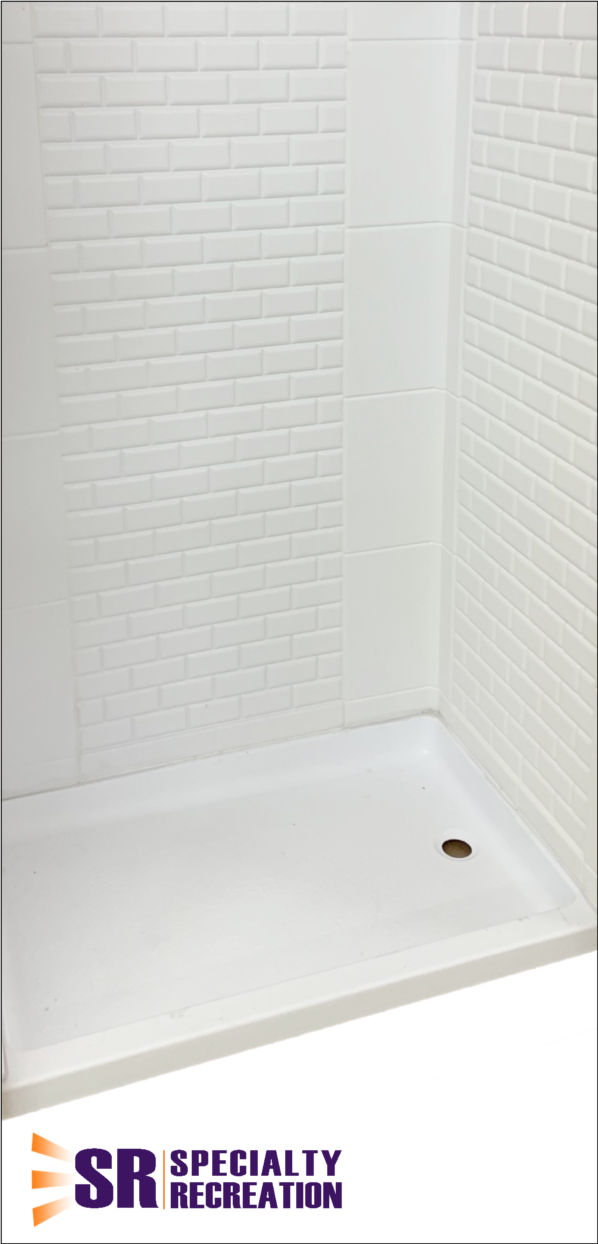 Shower Wall Systems - 24x40 - 5 Piece - White