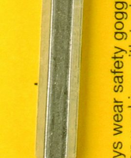 Square Recess Power Bit 1/4" X 3" Drive By Length Size #2 (carded)