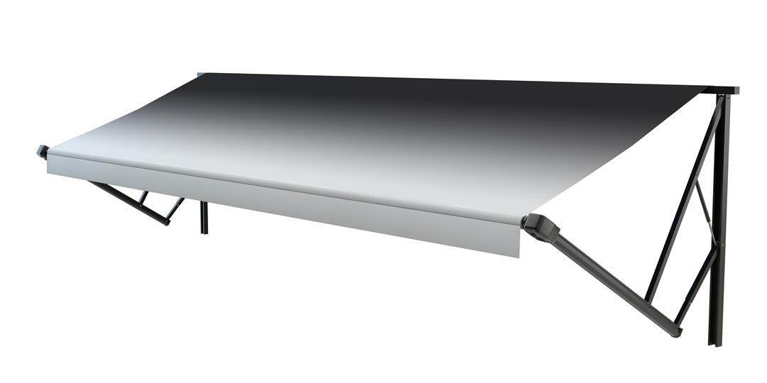 14' Black Fade-Bkwg, Roller Assembly, Standard