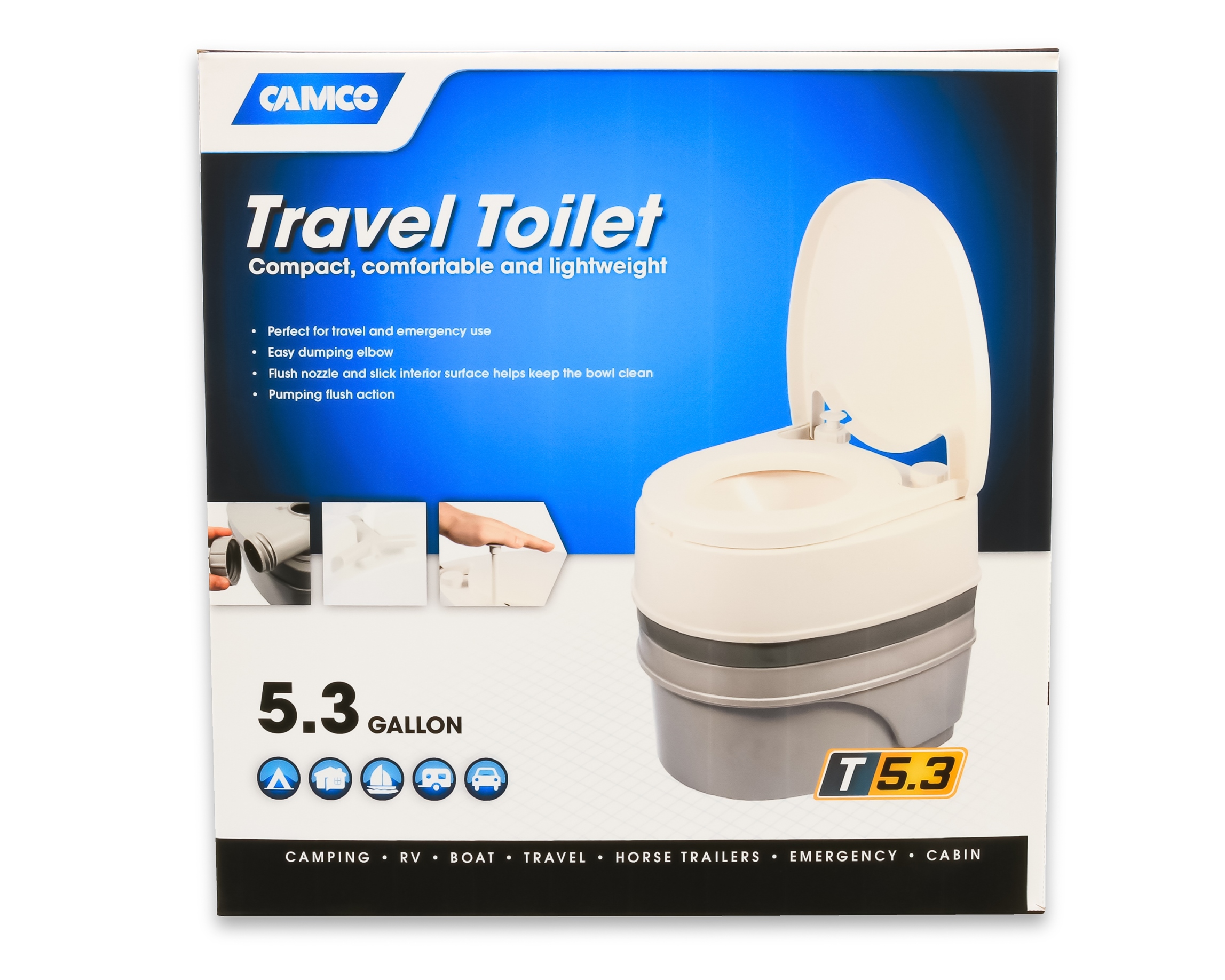 Travel Toilet, T5.3 Gal - Image 2