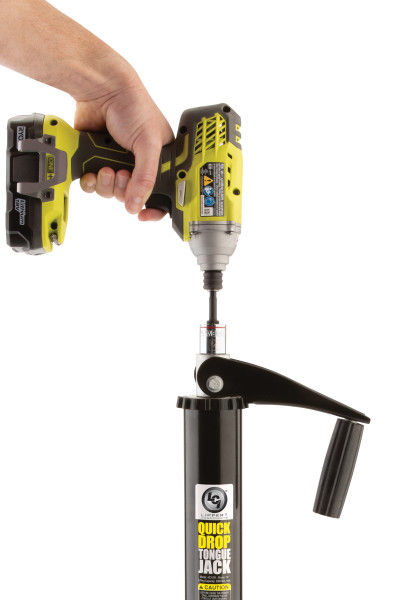Quick Drop Manual Tongue Jack 2000# - Image 2