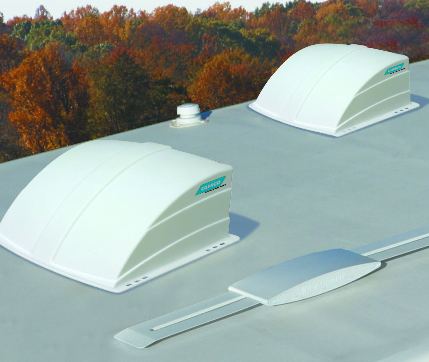 Camco Roof Vent Cover-White - Image 2