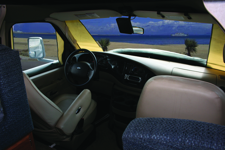Deluxe Windshield Cover White Ford 350 450 - Image 2