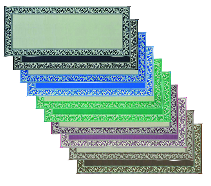 8' X 20' Classical Mat - Black/Beige - Image 2