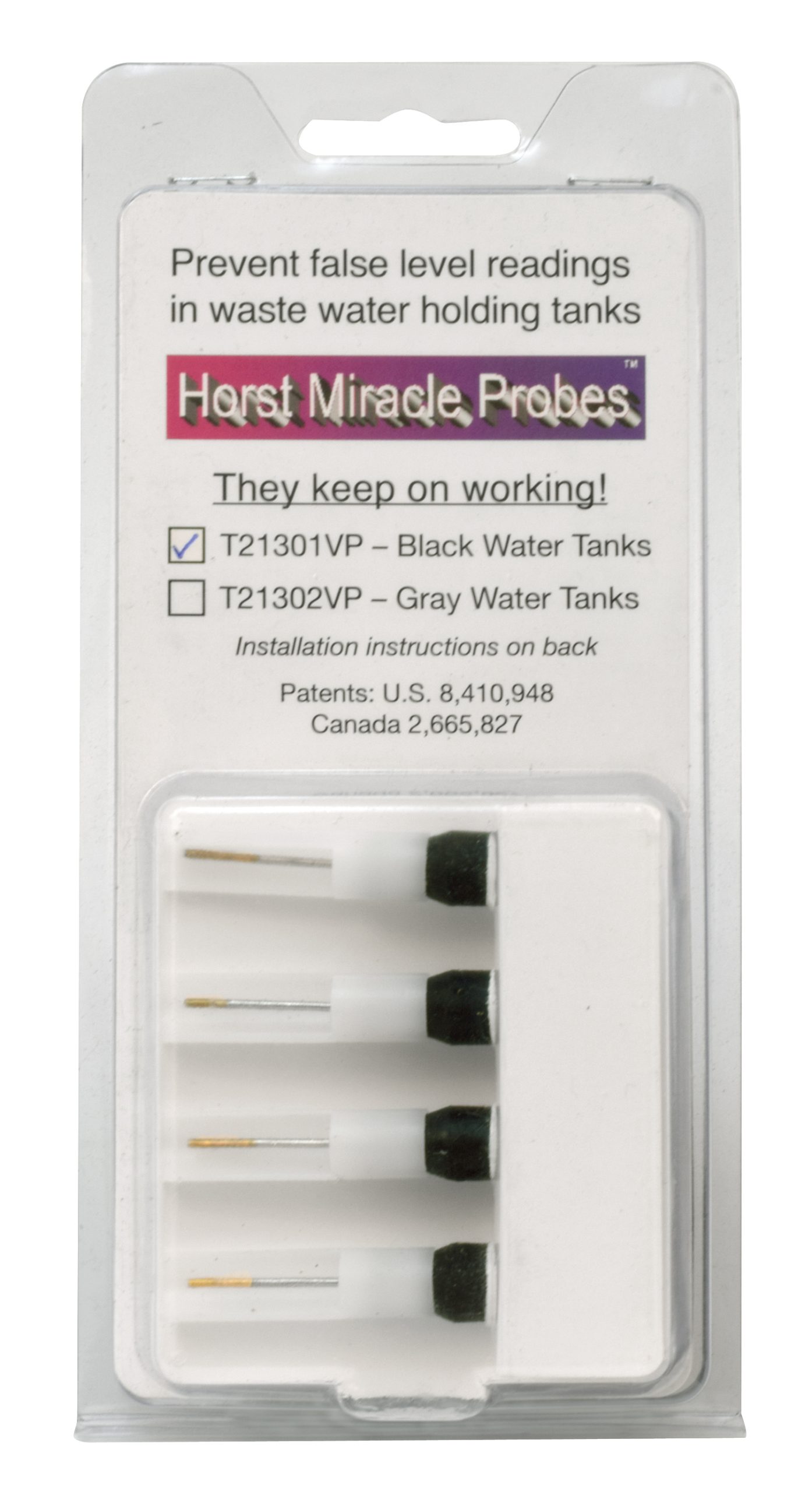 Horst Miracle Probes, For Black Water Tanks, 4 Per Card - Image 2