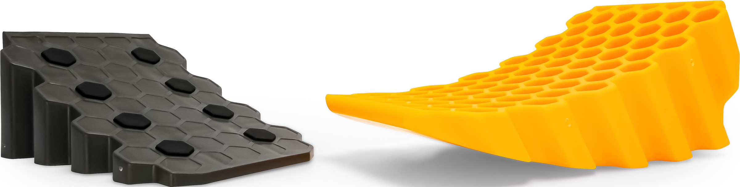 Curved Leveler And Wheel Chock - Image 2