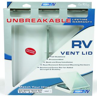 Vent Lid, Jensen Pre '94 Pin, White (polycarb)