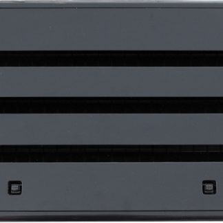 Plastic, Radius Corner, Side Vent - Black