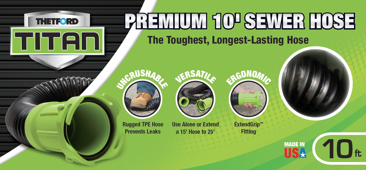 Titan 10' Premium Sewer Hose